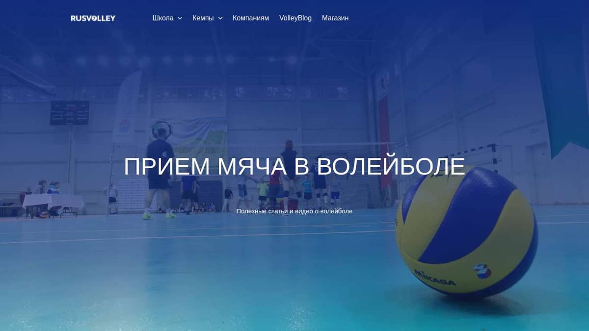 Реферат Волейбол Обучение Технике Приема Мяча Сверху